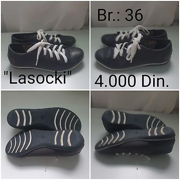 papuce sobne: Lasocki ženske cipele - Materijal: prirodna koža - Boja: teget - — 4