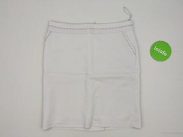 biala spodnice plisowane midi: Spódnica damska, rozmiar XL — 2