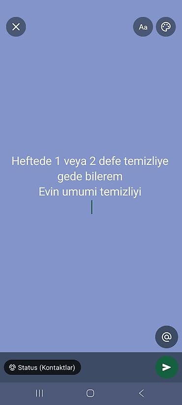 ev qapi rengleri: Təmizlik | Mənzillər | Gündəlik təmizlik — 1