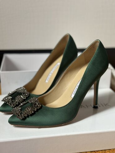 лион обувь: Туфли 37, цвет - Зеленый