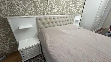 Двуспальные кровати: ЦЕНА ДОГОВОРНАЯ! Кровать двуспальная с мягким изголовьем и — 5