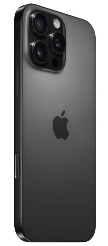 Apple iPhone: IPhone 16 Pro Max, 256 GB, Qara, Barmaq izi