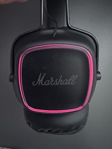 hoco eq34 plus: Беспроводные накладные наушники Marshall с LED‑подсветкой - — 3