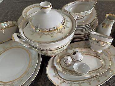 Наборы посуды: Богато и изысканно! Перламутр с позолотой! 😍 Новый столовый сервиз на — 4
