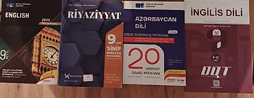 kitab derslik: Hər bir kitab ayrı ayrılıqda 3 manatdır. Hamısı bir yerde isə 10 — 1