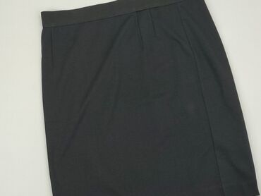 spódnice z guzikami czarne: Skirt, XL (EU 42), condition - Good