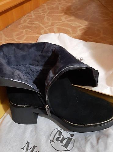 Сапоги: Сапоги, 39, Новый, цвет - Черный, Самовывоз — 7