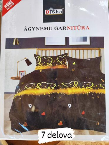 Posteljina: Posteljine pamuk Set sadrzi 7 delova: Cena: 3200 din Jorganska navlaka — 6