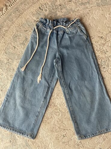 джинсы на 6 лет: Джинсы и брюки, цвет - Голубой, Б/у