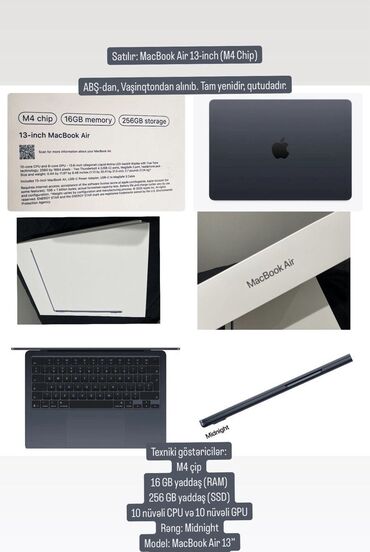 Apple MacBook: Yeni Apple MacBook, 13.1 ", 256 GB, Pulsuz çatdırılma