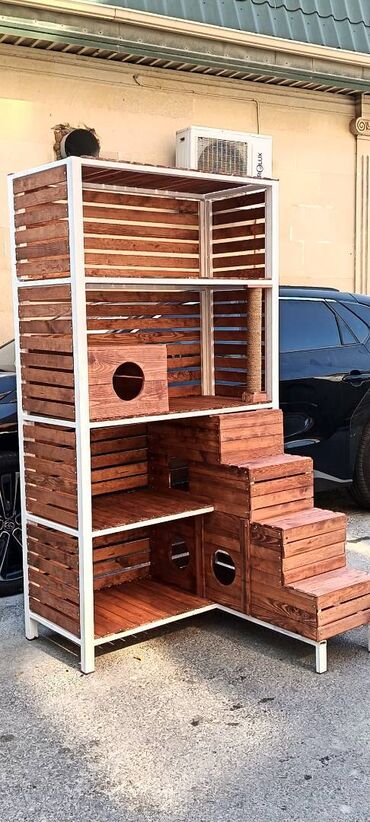 Yuvalar: Pişik evləri sifarişlər həm ev üçün həm heyət üçün ölçüsünə və — 9