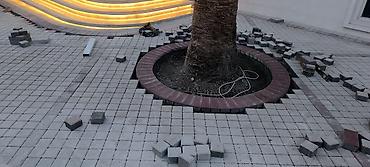 Tamet: Beton dekorativ tamet döşəmə - Material: vibro-press beton tamet (daş — 14