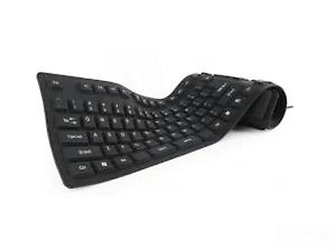 Tastature: Savitljiva silikon tastatura – vodootporna i prenosiva - Materijal — 11