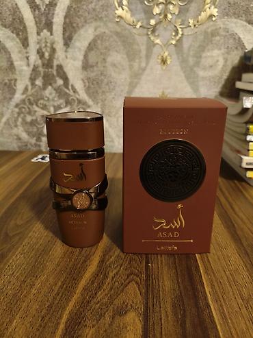 ehti parfum sex: Tam orginal lattafa asad bourbon cox gozel isti şirin ətridi hər — 1