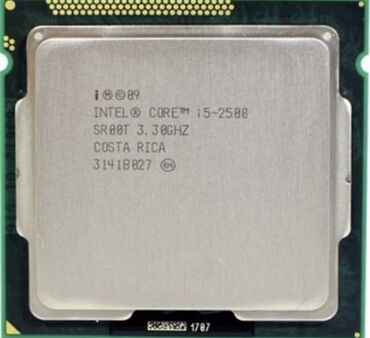 Prosessorlar: Prosessor Intel Core i5 İ5-2500, 3-4 GHz, 4 nüvə, Yeni