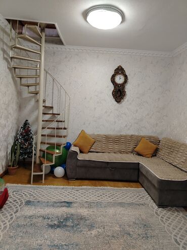 Uzunmüddətli kirayə mənzillər: Satılır 2 mərtəbəli, zövqlə təmir olunmuş mənzil (daxili vintli — 1