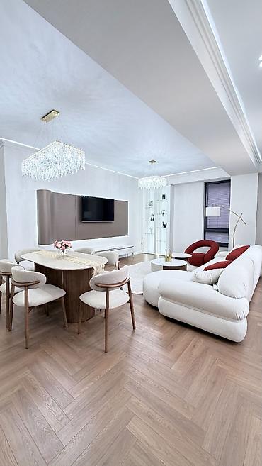 centr park: 3 комнаты, 104 м², Асанбай мкр 9 этаж, Дизайнерский ремонт — 10