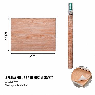 KMT Samolepljiva folija u boji drveta 3280393 Dekorativna