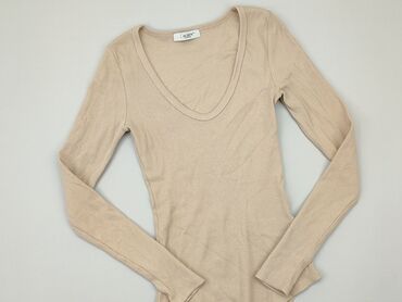 beżowa eleganckie bluzki: Блуза жіноча, S, стан - Ідеальний