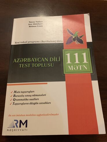 7 ci sinif azerbaycan dili metodik vesait pdf: 111 mətn kitabı. Yazılmayıb, təzədir. Demək olar heç istifadə