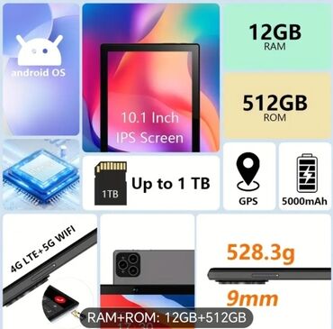 vitaday maxi tablet qiymeti: Ram 12gb Yaddaş 512gb olan planşet bu qiymətə heç yerde yoxdu. Super