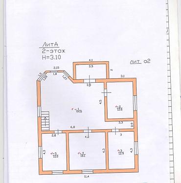 Продажа коттеджей и домов: 📍ул. Ахунбаева 🔘9-комнат 🔘2 этажа 🔘200,8м² Продается современный — 11