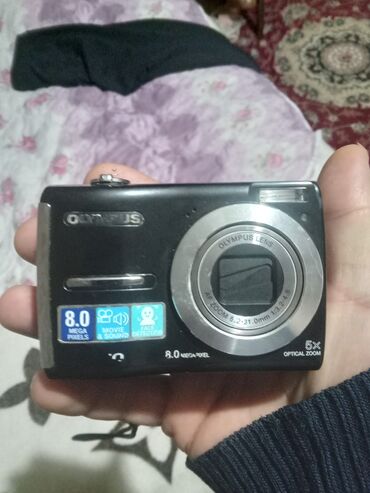 Fotokameralar: Olympus kompakt fotoaparat - 8.0 megapiksel həlli - 5x optik zoom (AF — 26