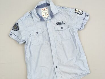 Shirt 10 years, condition - Very good, pattern - Print, color - Light blue