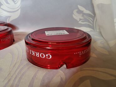 Ostali kućni dekor: Pepeljara, bоја - Crvena, Novo — 6