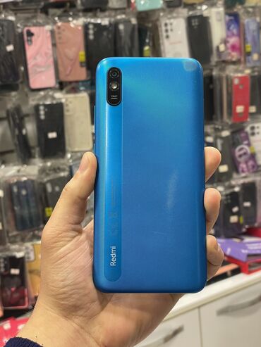 redmi not 4 qiymeti: Xiaomi Redmi 9A, 32 GB, rəng - Göy, 
 Barmaq izi, İki sim kartlı, Sənədlərlə