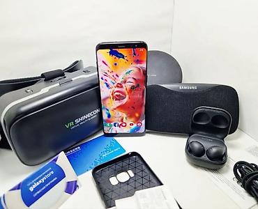 Samsung: Samsung Galaxy S8, Б/у, 256 ГБ, цвет - Черный, 1 SIM, 2 SIM, eSIM — 16