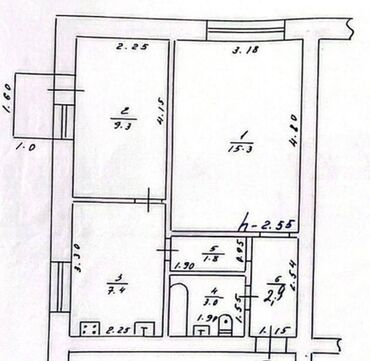 тоголок молдо фрунзе: 2 комнаты, 40 м², Хрущевка, 2 этаж