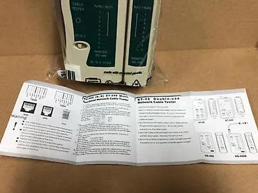 Multimetri: NS-468 tester mrežnih kablova (RJ45/RJ11) - Dvodelni set: MASTER i — 1