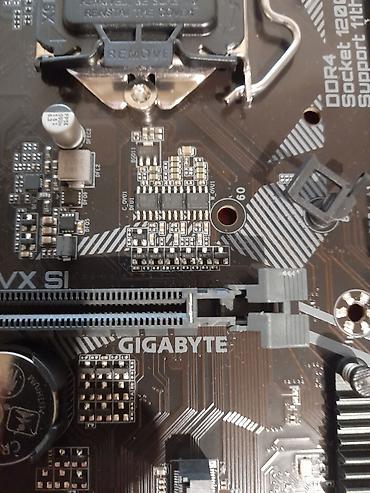 Материнские платы: Материнская плата, Б/у, Gigabyte, LGA1200, Micro-ATX, Для ПК — 9