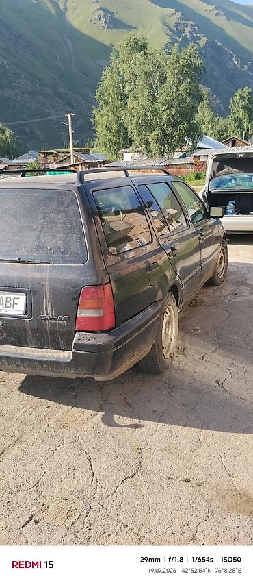 smart open: Volkswagen Golf Variant (универсал) Mk3, черный цвет. Кузов и внешнее — 2