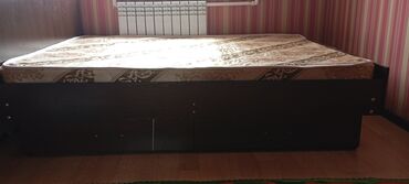 кухонный гарнитур фото и цены бишкек: Двуспальная кровать с матрасом и системой хранения. - Размер
