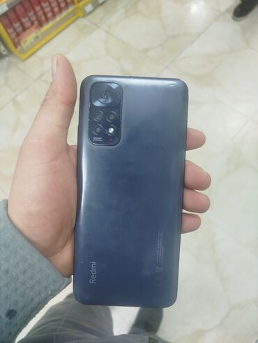 50 azn telfon: Xiaomi 11T, 128 GB, rəng - Göy, 
 Barmaq izi