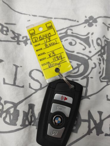 ключь бмв: Ачкыч BMW 2013 г., Колдонулган, Оригинал, АКШ