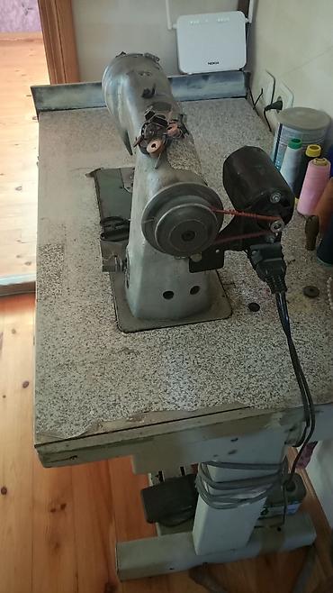 elektrik soba: Sənaye tikiş maşını – masa və pedalla birlikdə - Aşağıdan yuxarı — 3