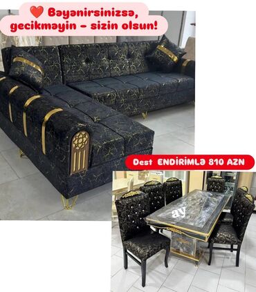 Kreslolar: Yeni, Masa və oturacaqlar, Divan, Kredit yoxdur