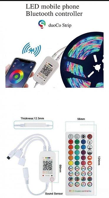 Rasveta: RGB Inteligentan kontroler MIC, MUZIČKI, APP, Bluetooth, IC. LED Strip — 7