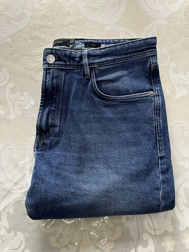işçi geyimləri: Спортивные Мужские брюки, Massimo Dutti, XL (EU 42), цвет - Синий