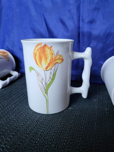 Čaše: Solje nove,vintaz weimar porcelan Nemacka. Komada 3 u ceni. lep — 6