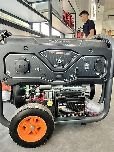 Ремонт и строительство: Бензиновый генератор AGM Power LS9375EB - Мощность: 6,0 кВт — 2