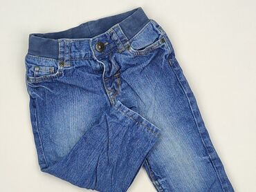 spodnie dresowe amisu new yorker: Denim pants, H&M, 9-12 months, condition - Perfect