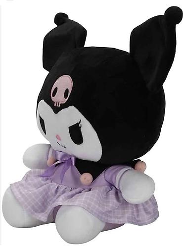 мягкой мебель: Мягкая игрушка Kuromi (Sanrio) в сиреневом платье. - Формат: плюшевая — 3