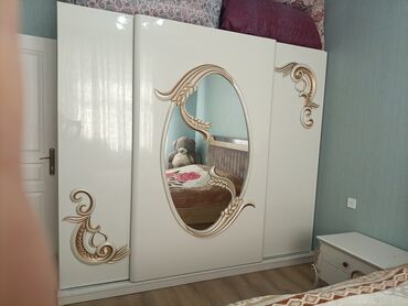 продажа подержанной мебели: Kupe, 3 qapılı Düz dolab, Qarderob, paltar dolabı