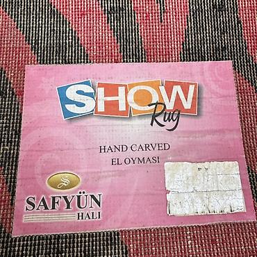 xalcaları: Show Rug kolleksiyası 
Qalın yun xalça 2.40 uzunluq 1.50 en — 2
