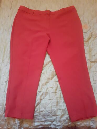 кожаные брюки: Брюки M (EU 38), цвет - Оранжевый