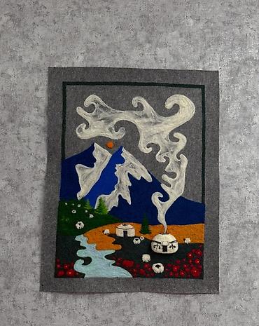 Панно: Ручная работа Картины и декоративные изделия из шерсти (сухое и мокрое — 1